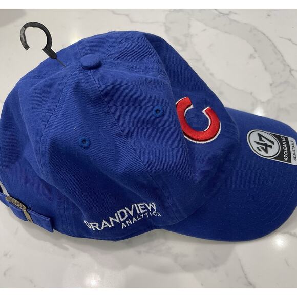 New OSFA Chicago Cubs Cubbies Official 47 Brand Adjustable Baseball Hat Cap - Picture 2 of 8